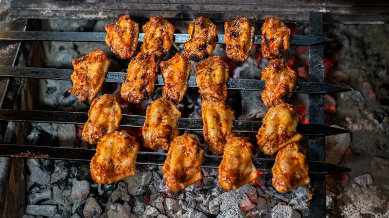 Veggie supreme pizza with colorful vegetables